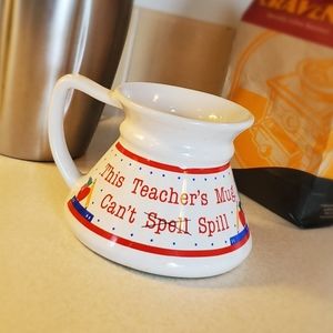 Novelty mug for teachers and educators